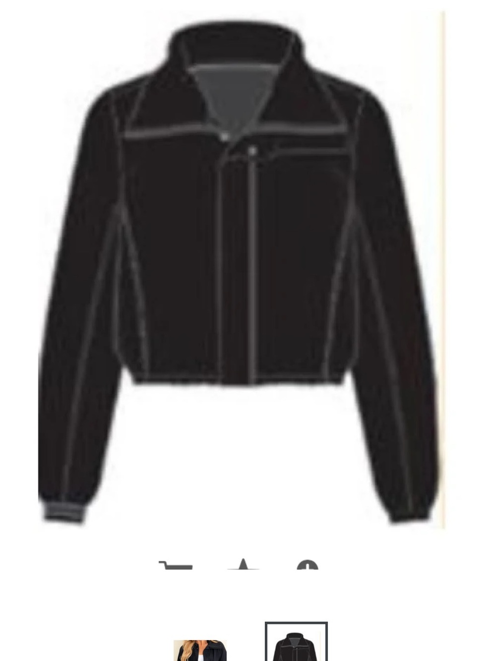 SPANX size Large Casual Fridays Cinched Everyday lightweight bomber Jacket - Picture 5 of 11
